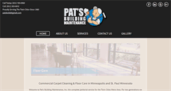 Desktop Screenshot of patsbuildingmaintenance.com